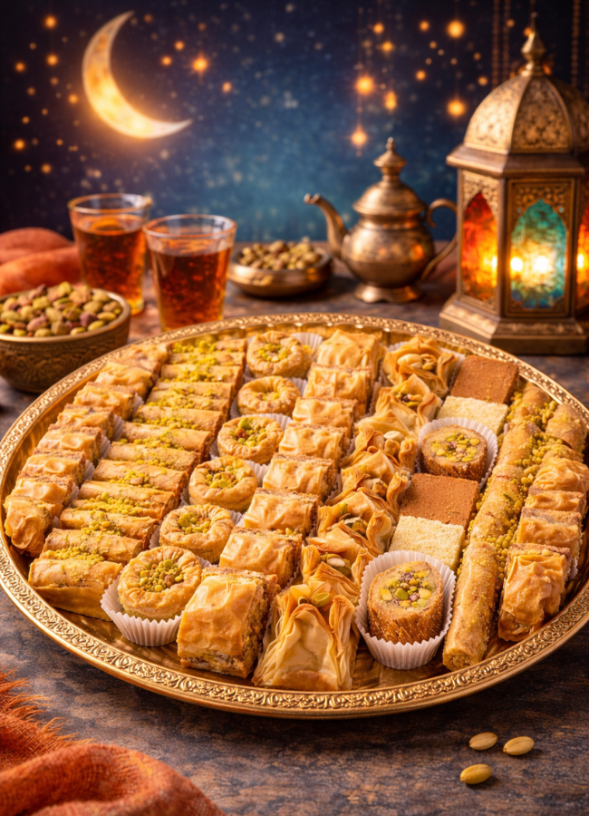 Middle Eastern groceries used for iftar meals